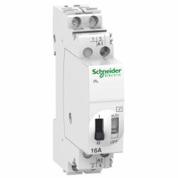 Schneider Electric Schneider A9C30012 ACTI9 ITL16A impulzusrelé, 2NO, 12VAC, 6VDC (A9C30012)