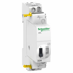 Schneider Electric Schneider A9C32836 ACTI9 iETL kiterjesztés, iTL és iTLI impulzusrelékhez, 2P, 32A, 240VAC, 110VDC (A9C32836)