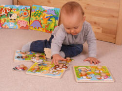 Bigjigs Toys Primul meu puzzle - Santierul de constructii - shop-doa