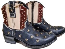 Sendra Boots Botine Casual Damă SENDRA BOOTS 10600 · Albastru / Roșu / Alb
