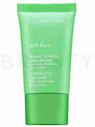 Clarins SOS Pure Rebalancing Clay Mask tisztító maszk normál / kombinált arcbőrre 15 ml