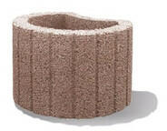 Wienerberger - Semmelrock Semmelrock Mini növényedény vörösbarna 30x20 cm (102238)