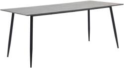 vidaXL Masă de bucătărie, gri, 200x100x75 cm, MDF (281574)