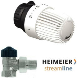 Heimeier ?️ Set Cap Termostatic Heimeier S cu Ventil Colț | Termix. ro (36311212010)