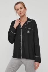 Karl Lagerfeld Cămașă de pijama femei, culoarea negru PPY8-BID0CY_99X