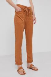 Pepe Jeans Pantaloni Dash femei, culoarea maro, model drept, medium waist PPY8-SPD04U_82X