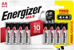 Energizer Baterii creion MAX - 8x AA - 4+4 gratuite - Energizer Baterii de unica folosinta