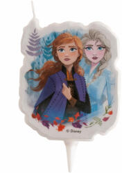 Dekora Lumânare aniversară - Frozen II Elsa și Anna 7, 5 cm
