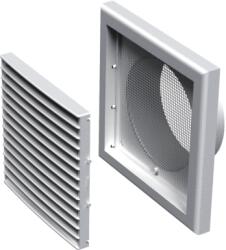 Vents MV 101Vs Műanyag Szellőzőrács Vízszintes Rácsozással, Csőcsatlakozóval (MV-101VS) - hideget