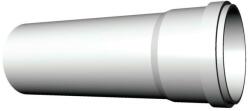 Ricom Gas PPs műanyag Ø 110 mm-es, 0, 5m-es toldócső (21110T) - hideget