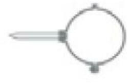 Tricox Tartó bilincs 110mm (TB80) - hideget