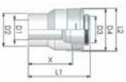 Tricox PPs/Alu bővítő 80/125mm-110/160mm (PBÖ6005) - hideget