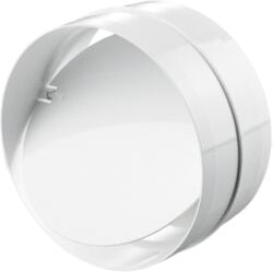 Vents 1111 D100 Műanyag Csőtoldó Visszacsapószeleppel (1111) - hideget