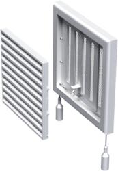 Vents MV 100Rs Műanyag Szellőzőrács Szabályozható Zsaluval (MV-100RS) - hideget