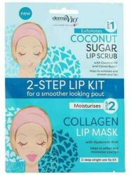 Derma V10 Mască-scrub cu cocos pentru buze - Derma V10 2 Step Lip Treatment Kit Coconut