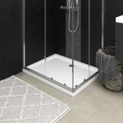 vidaXL Cădiță de duș dreptunghiulară din ABS, alb, 70x90 cm (148902)