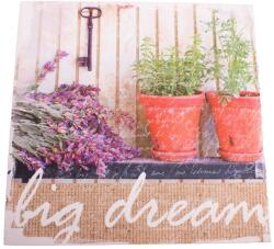 4-Home Tablou pe pânză cu lavandă Big Dream, 28 x 28 cm