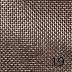  OLIMPIC - 19 - barna bézzsel - világosszürke, magas kopásállóságú, zsákszövet anyagú bútorszövet