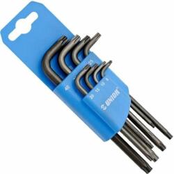 Unior Set Of Wrenches with TX Profile In Plastic Clip T9 - T40 Villáskulcs