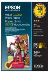 Epson Epson Value Glossy Photo Paper 10x15cm (C13S400044)