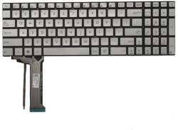 ASUS Tastatura Asus N551ZU iluminata US argintie