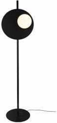 Klausen Lampadar minimalist Petit PT1, D: 42 cm H: 160 cm, 12W LED, 780 lumeni, metal negru, sticla albă (107015)