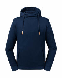 Russell Női kapucnis hosszú ujjú organikus pulóver Russell Europe Pure Organic High Collar Hooded Sweat L, Sötétkék (navy)