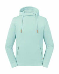 Russell Női kapucnis hosszú ujjú organikus pulóver Russell Europe Pure Organic High Collar Hooded Sweat L, Víz