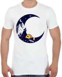 printfashion Éjszakai túra - Férfi póló - Fehér (5343512)
