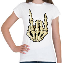 printfashion csontkéz - Női póló - Fehér (5335551)