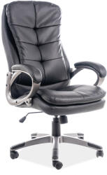 SIGNAL MEBLE Irodai szék Q-270 fekete eco bőr