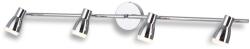 ESTO Lampa spot de perete si tavan ESTO LED Joy 4 lumina crom 350lm 4W (762044-4)