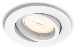 Philips Spot incastrat LED Philips myLiving Donegal rotund alb GU10 (5039131PN)