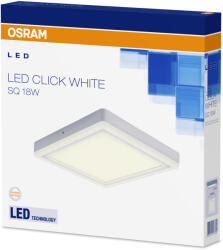 OSRAM Plafoniera Lampa de Tavan/Perete LED Osram CLICK ALB Patrat 30cm 18W 1100lm 3000K CRI80 (4058075167360)