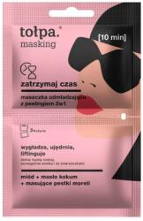 Tolpa Mască-peeling pentru față, 2în1 - Tolpa Masking Stop Time Rejuvenating Peeling Mask 2in1 2 x 5 ml Masca de fata