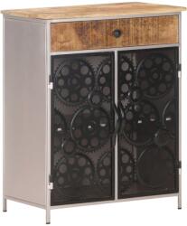 vidaXL Servantă, 60x35x75 cm, lemn de mango nefinisat și fier (323736) Comoda