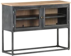 vidaXL Servantă, 100x30x70 cm, gri, lemn masiv de acacia (323502) Comoda