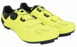 FLR F-11 országúti kerékpáros cipő, SPD-SL, neon sárga, 44-es