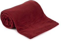 4-Home Pătură fleece UNI, vișiniu, 150 x 200 cm