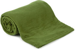 4-Home Pătură fleece UNI, verde, 150 x 200 cm