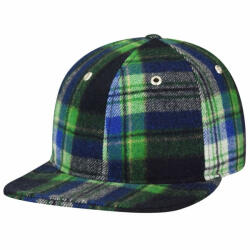 Kangol Sapca Kangol Tartan Flat Brim Navy Check (Alege masura: Masura Universala)