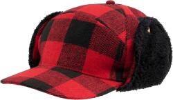 Brandit Lumberjack şapcă de iarnă, roşu-negru