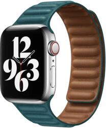 Viljar Leather Link Apple Watch bőrszíj petrolkék 44/45/46/49 MM