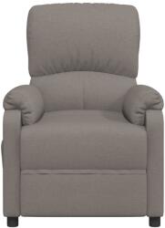 vidaXL Scaun de masaj, taupe, țesătură (324087)