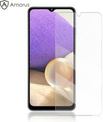 Temp-glass63127491 Samsung Galaxy A32 teljes lefedettséget biztosító karcálló, ütésálló kijelzővédő üvegfólia kerettel, tempered glass, törlőkendővel (Temp-glass63127491)
