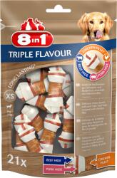 8in1 Triple Flavour Rágócsont (XS) 21 db