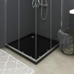 vidaXL Cădiță de duș pătrată din ABS, negru, 90x90 cm (148913) - vidaxl
