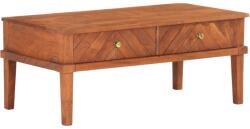 vidaXL Măsuță de cafea, 100x50x41 cm, lemn masiv de acacia (286576) Masa de cafea