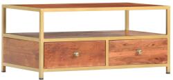 vidaXL Masă de cafea, 90x50x40 cm, lemn masiv de acacia (286187) Masa de cafea