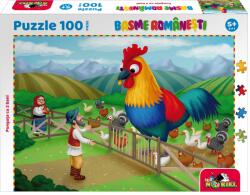 Noriel Puzzle 100 piese, Noriel Basme Romanesti, Punguta cu doi bani (INT5885_001w)